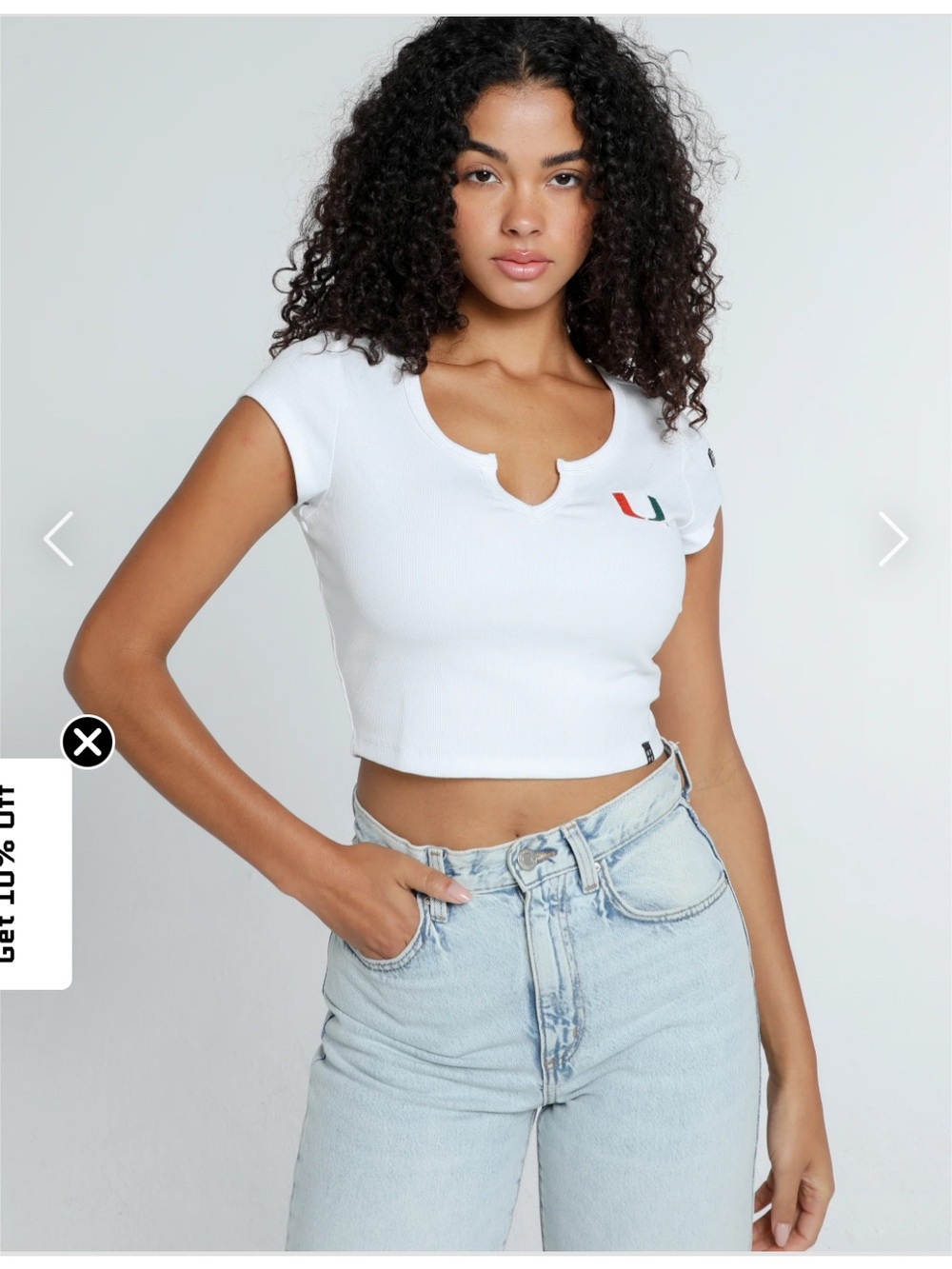 University Of Miami NWT Hype & Vice size S top - Picture 6 of 6